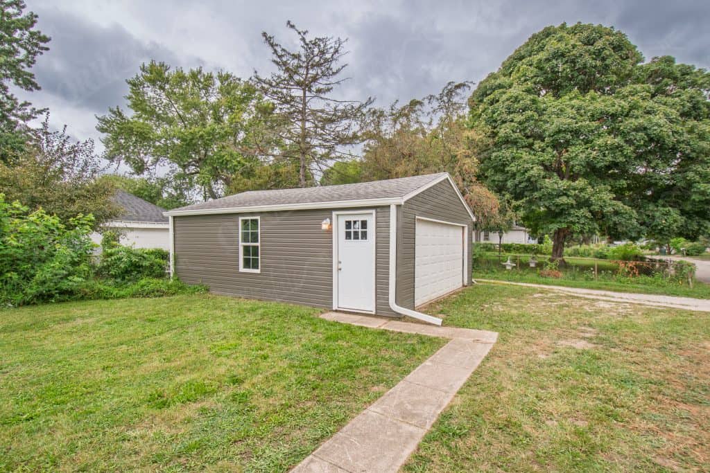 Detached Garage Outside