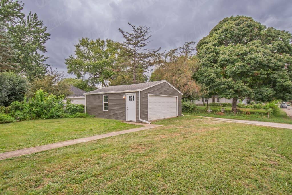 Detached Garage Outside