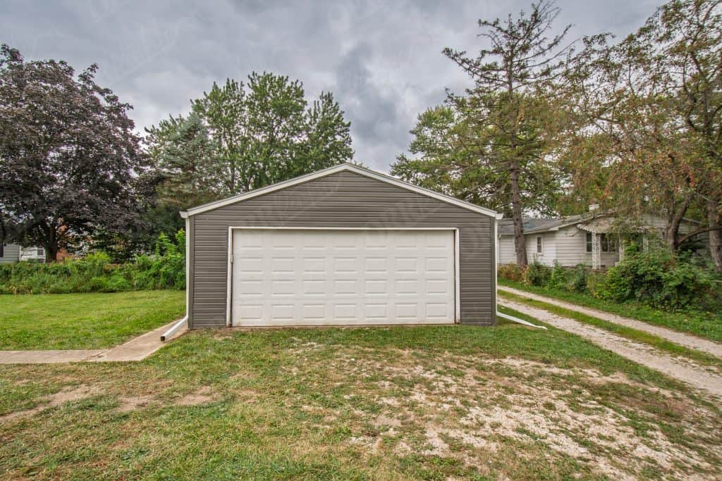 Detached Garage Outside