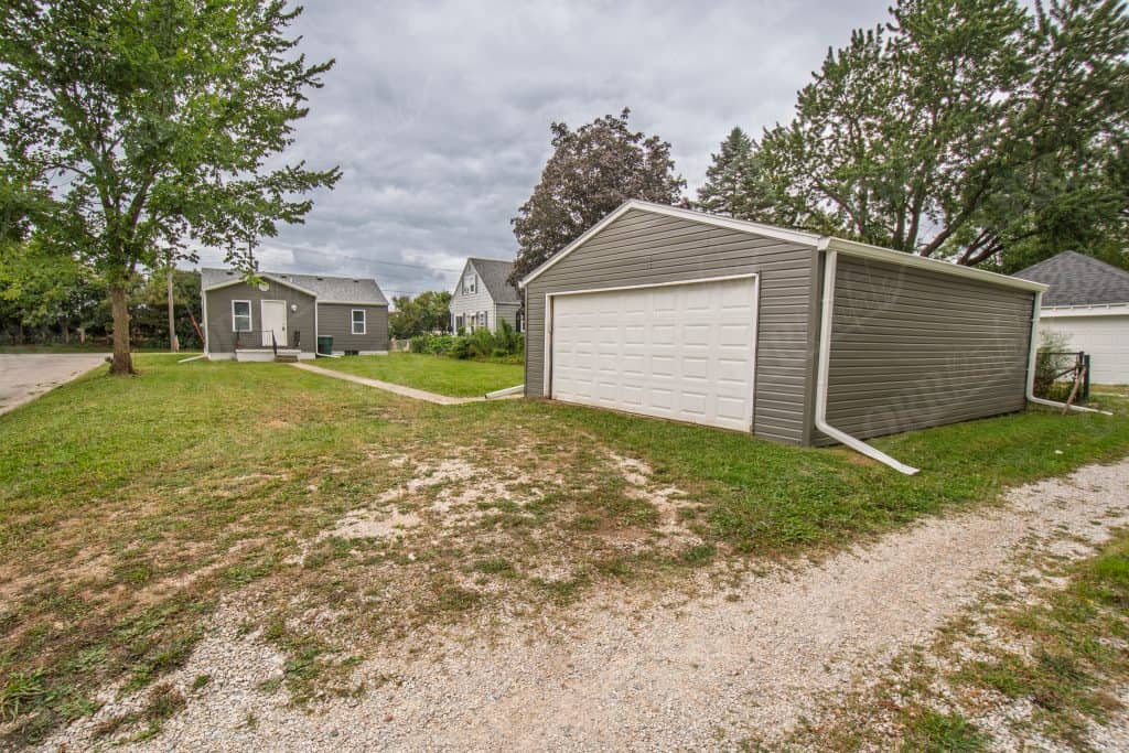 Detached Garage Outside